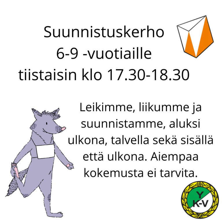 Suunnistuskerho ja nuorten suunnistusharkat starttaavat jälleen!